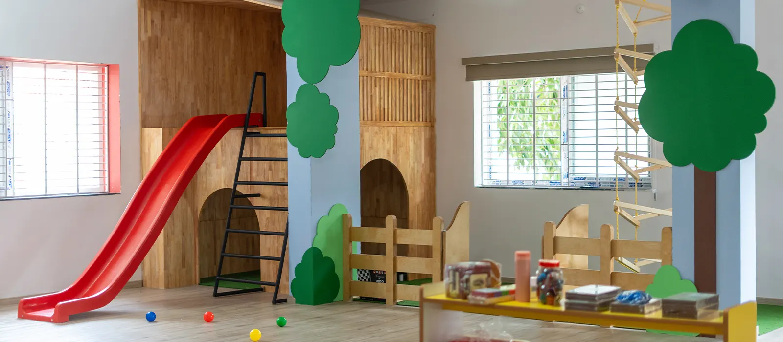Playhouse designed for aavya nestling preschool